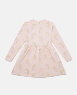 Rainbow Unicorn Print Skater Dress