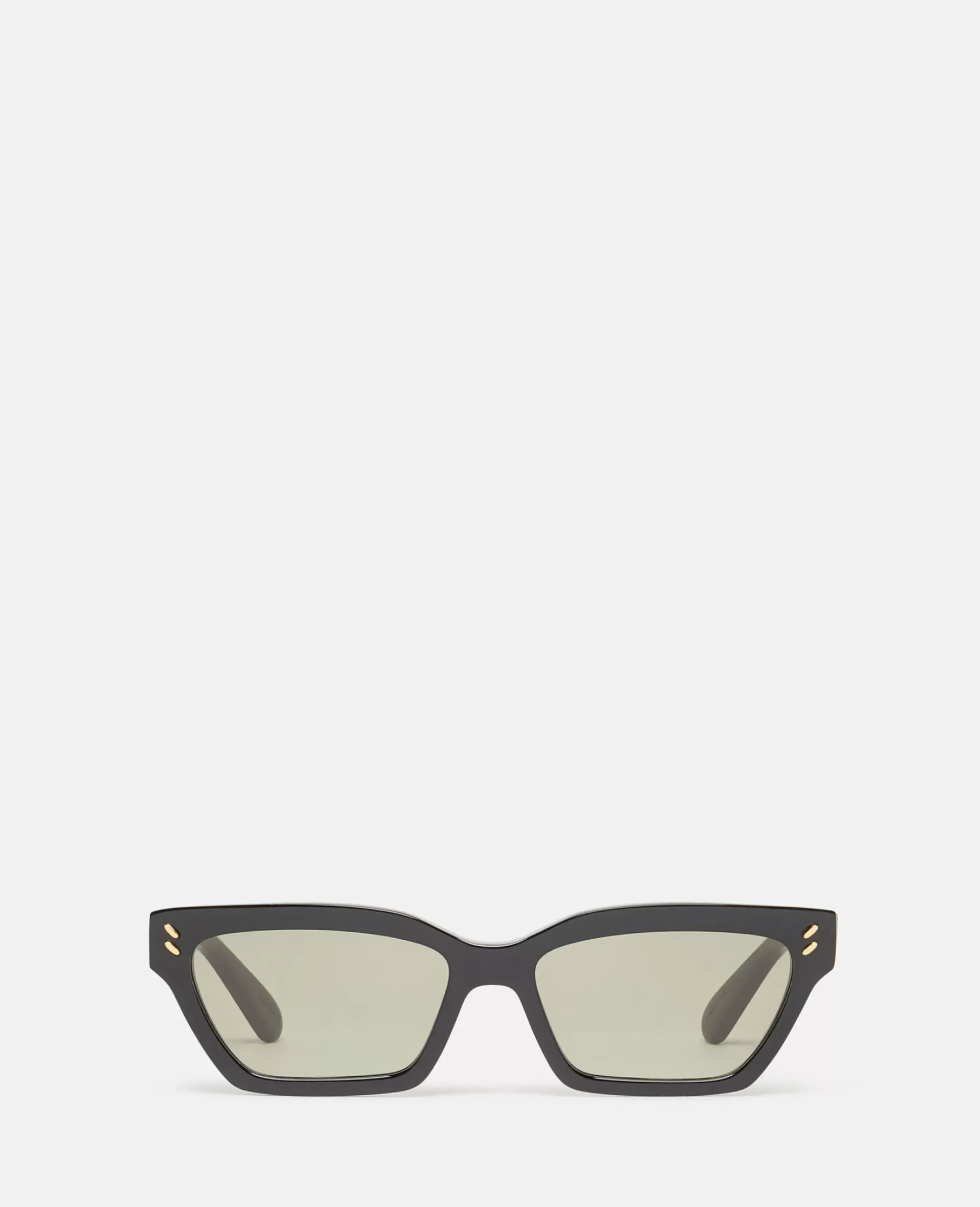 Rectangular Cat-Eye Sunglasses