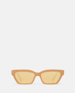 Rectangular Cat-Eye Sunglasses