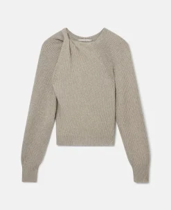 Regenerated Cashmere Shifting Knot Jumper