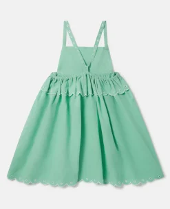 Scalloped Edge Embroidery Cami Dress