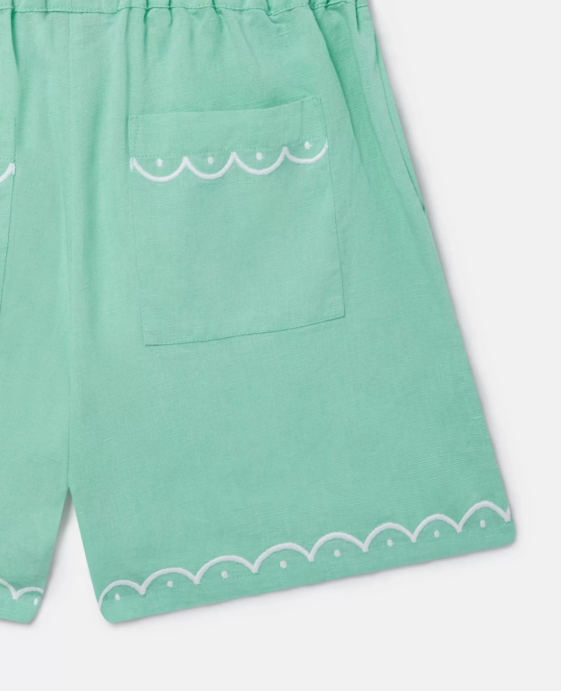 Scalloped Edge Shorts