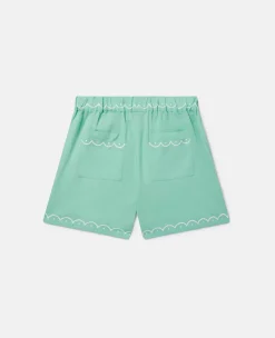 Scalloped Edge Shorts