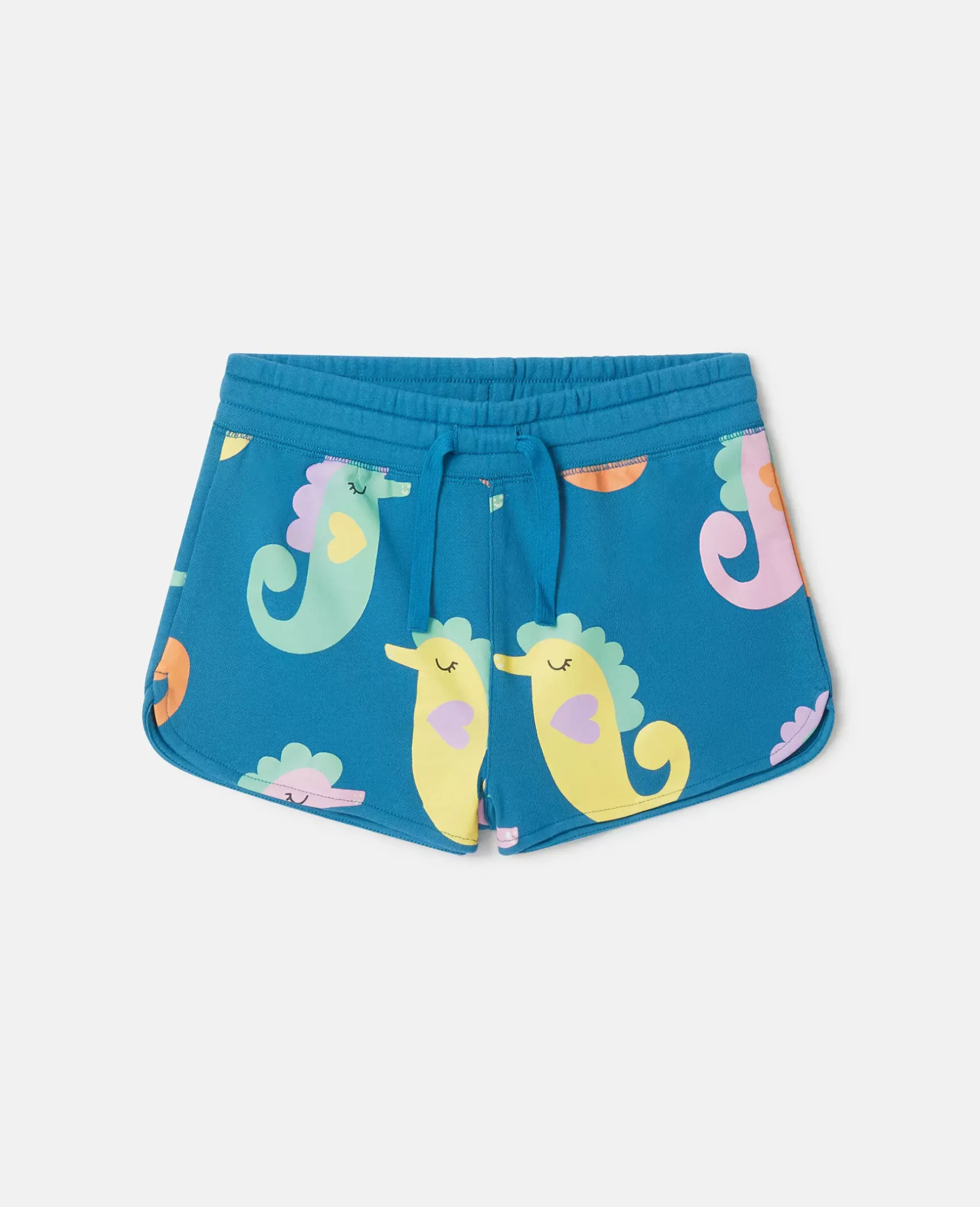 Seahorse Print Shorts