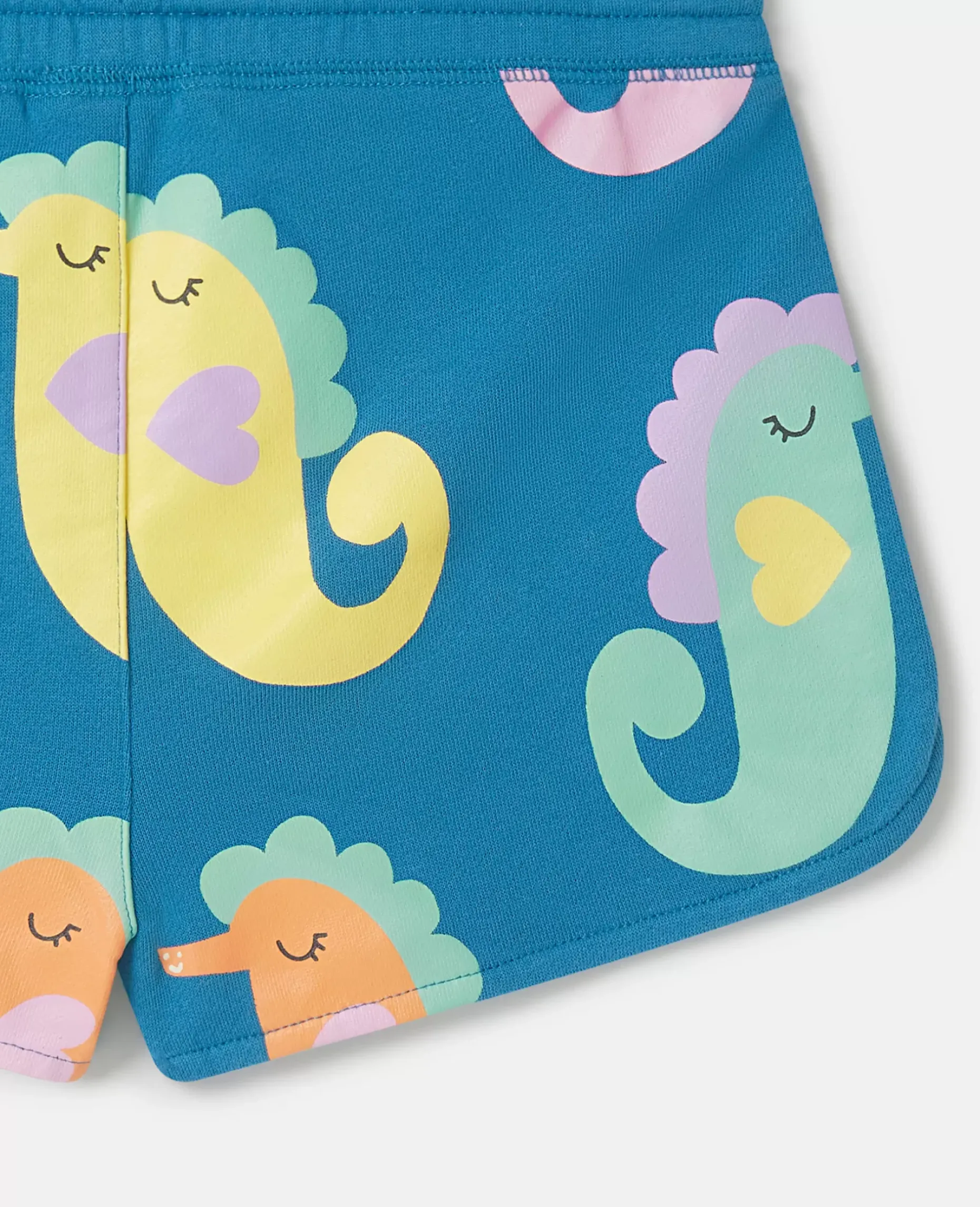 Seahorse Print Shorts