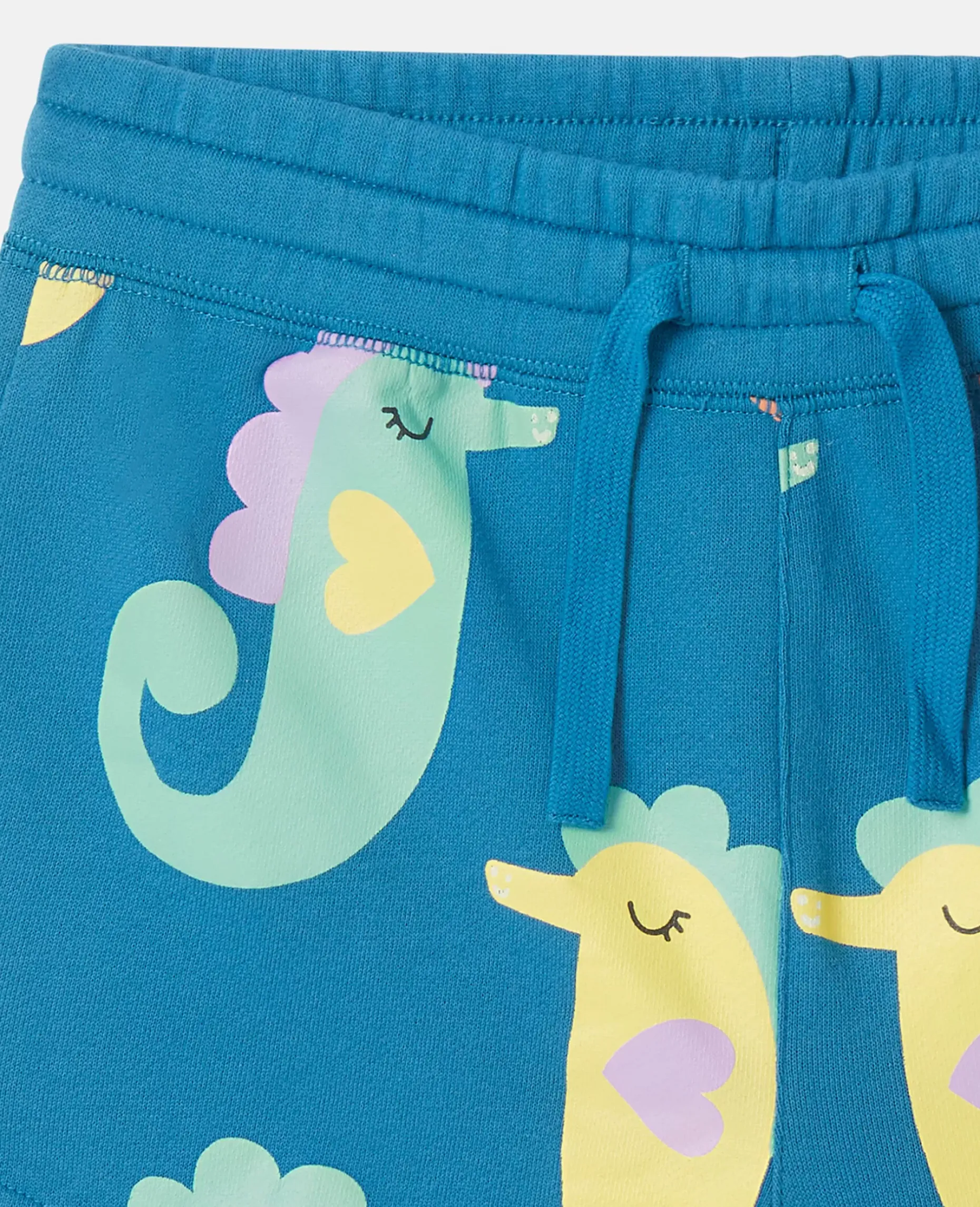 Seahorse Print Shorts