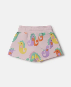 Seahorse Print Shorts