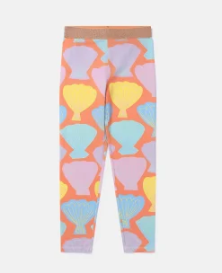 Seashell Print Leggings