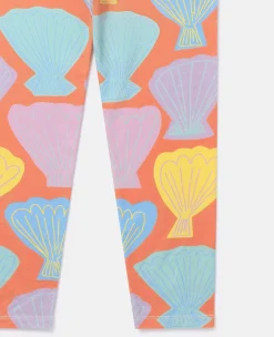 Seashell Print Leggings