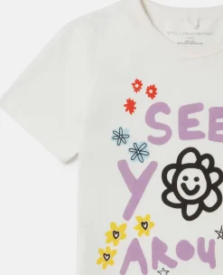 See You Around' Motif T-Shirt