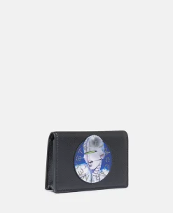 Sexy Robot Graphic Grained-Texture Wallet