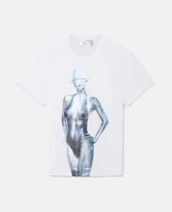 Sexy Robot Oversized Organic Cotton T-Shirt