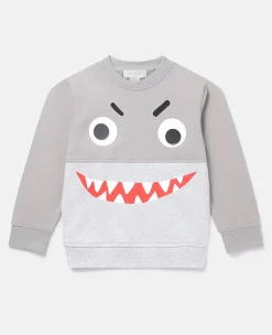 Shark Face Colourblock Sweatshirt