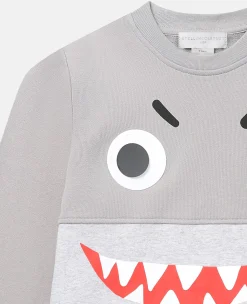 Shark Face Colourblock Sweatshirt