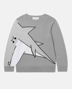 Shark Motif Jumper