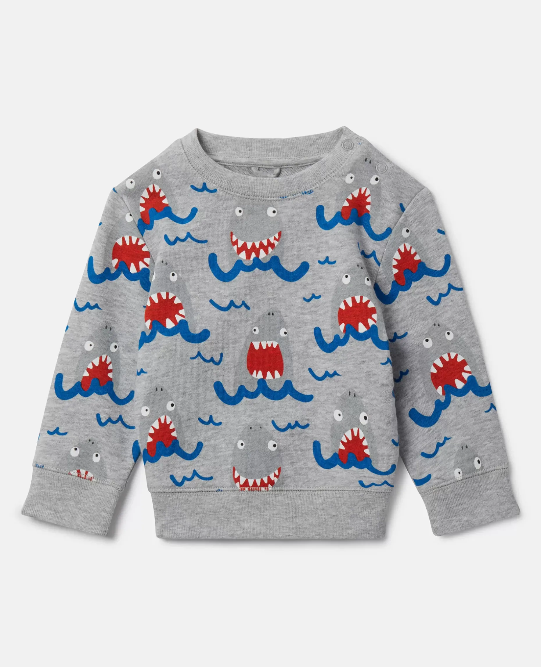 Shark Print Sweatshirt