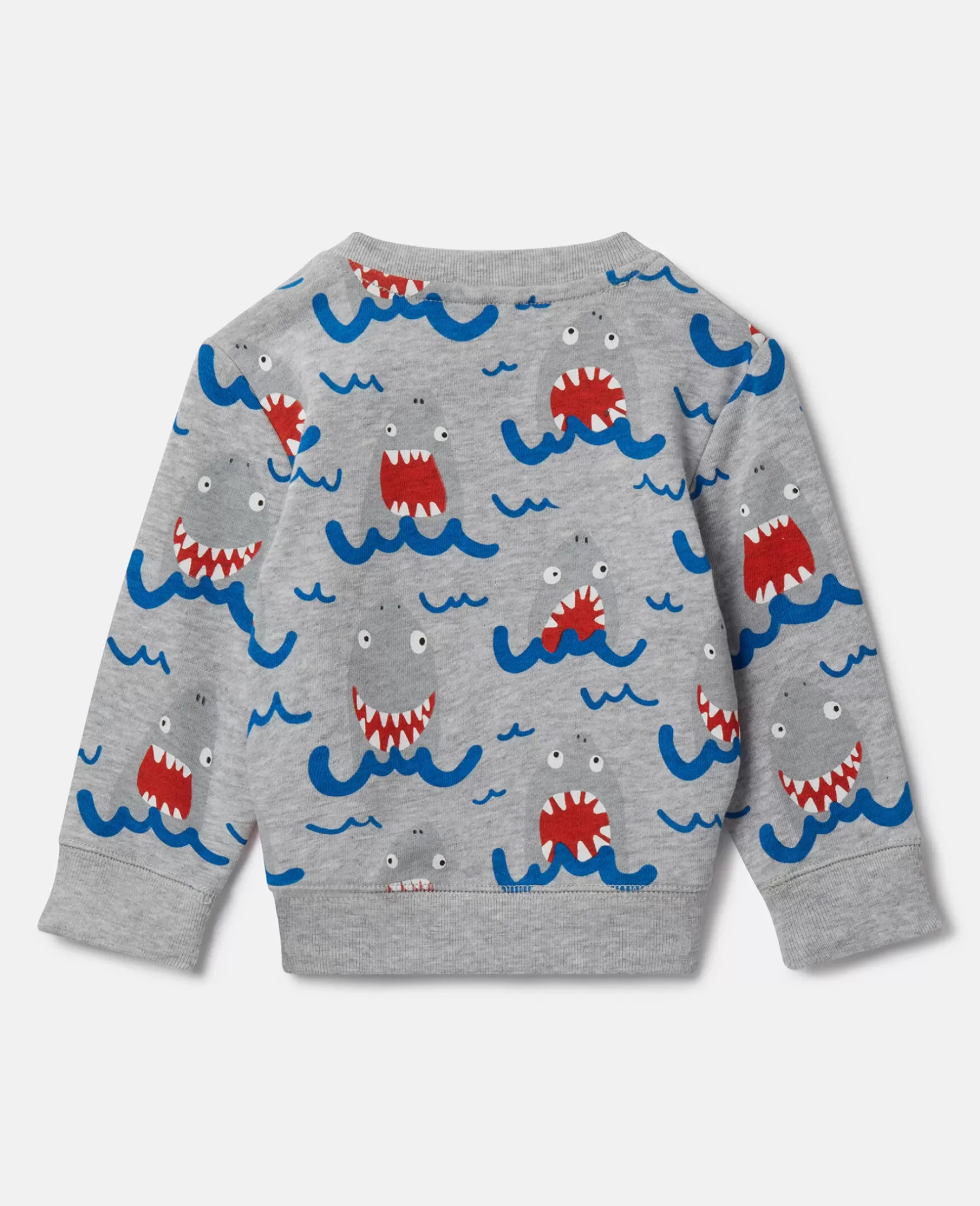 Shark Print Sweatshirt