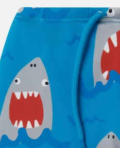 Shark Print Swimming Trunks