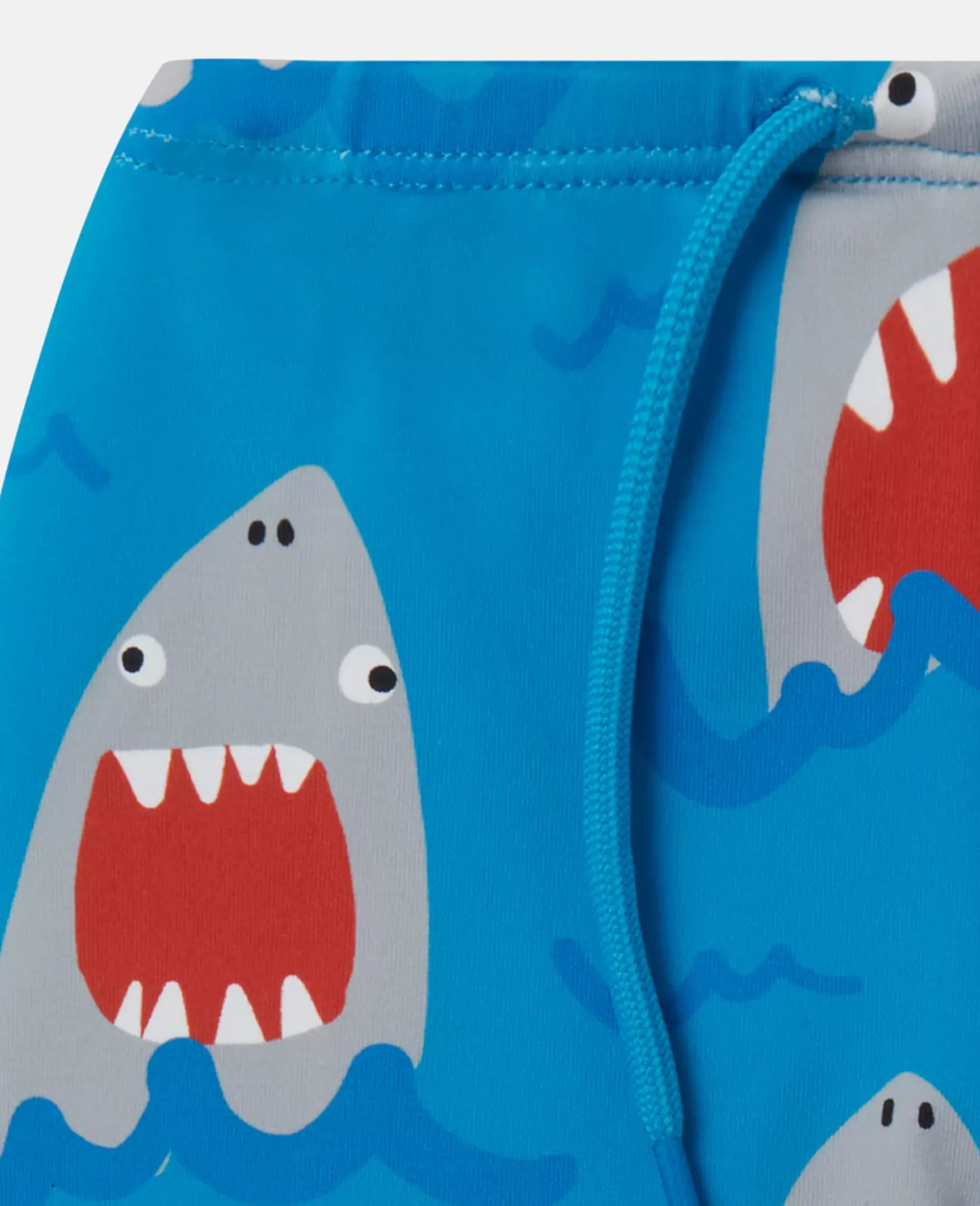 Shark Print Swimming Trunks