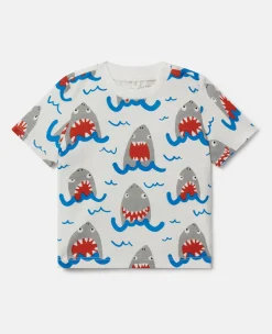 Shark Print T-Shirt