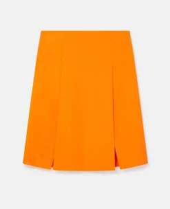 Side Slit Tailored Skirt