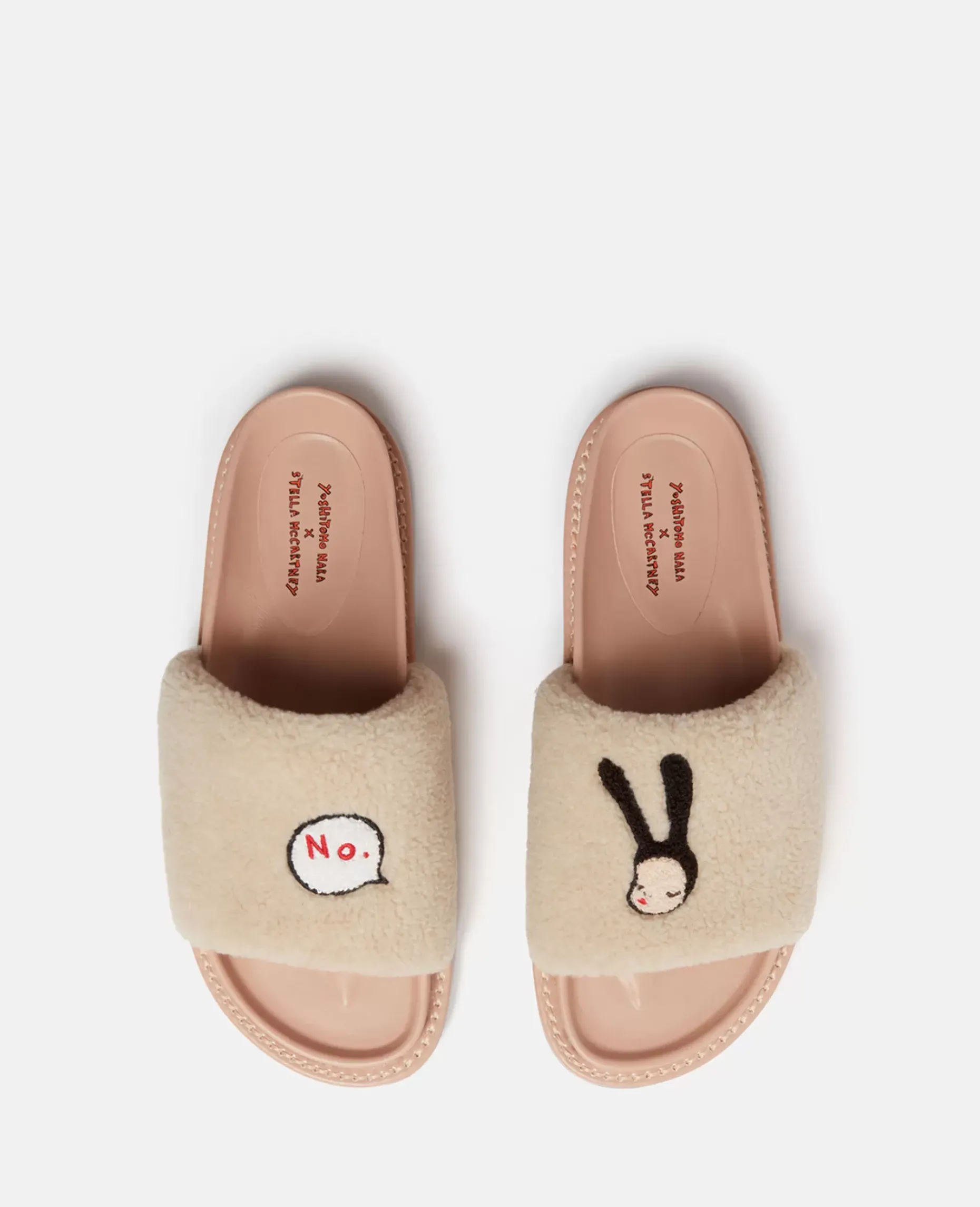 Signature Little Black Bunny Slides Mens'