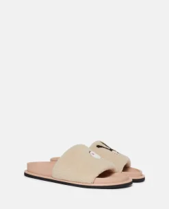 Signature Little Black Bunny Slides Mens'
