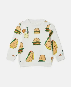 Silly Sandwich Print Sweatshirt