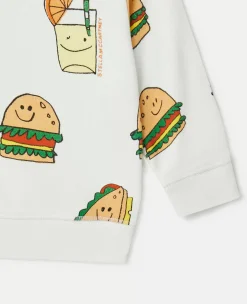 Silly Sandwich Print Sweatshirt