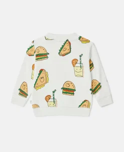 Silly Sandwich Print Sweatshirt