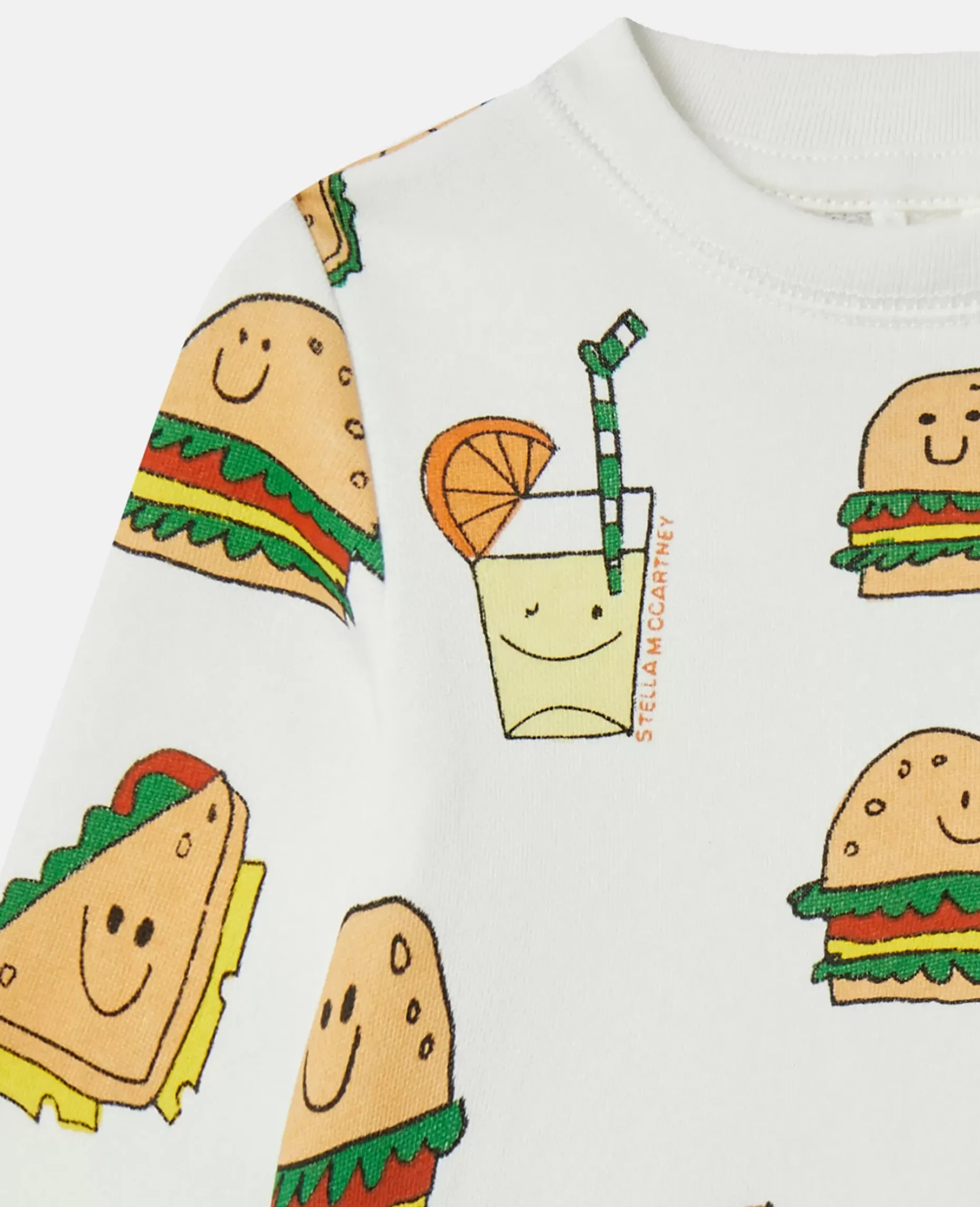 Silly Sandwich Print Sweatshirt
