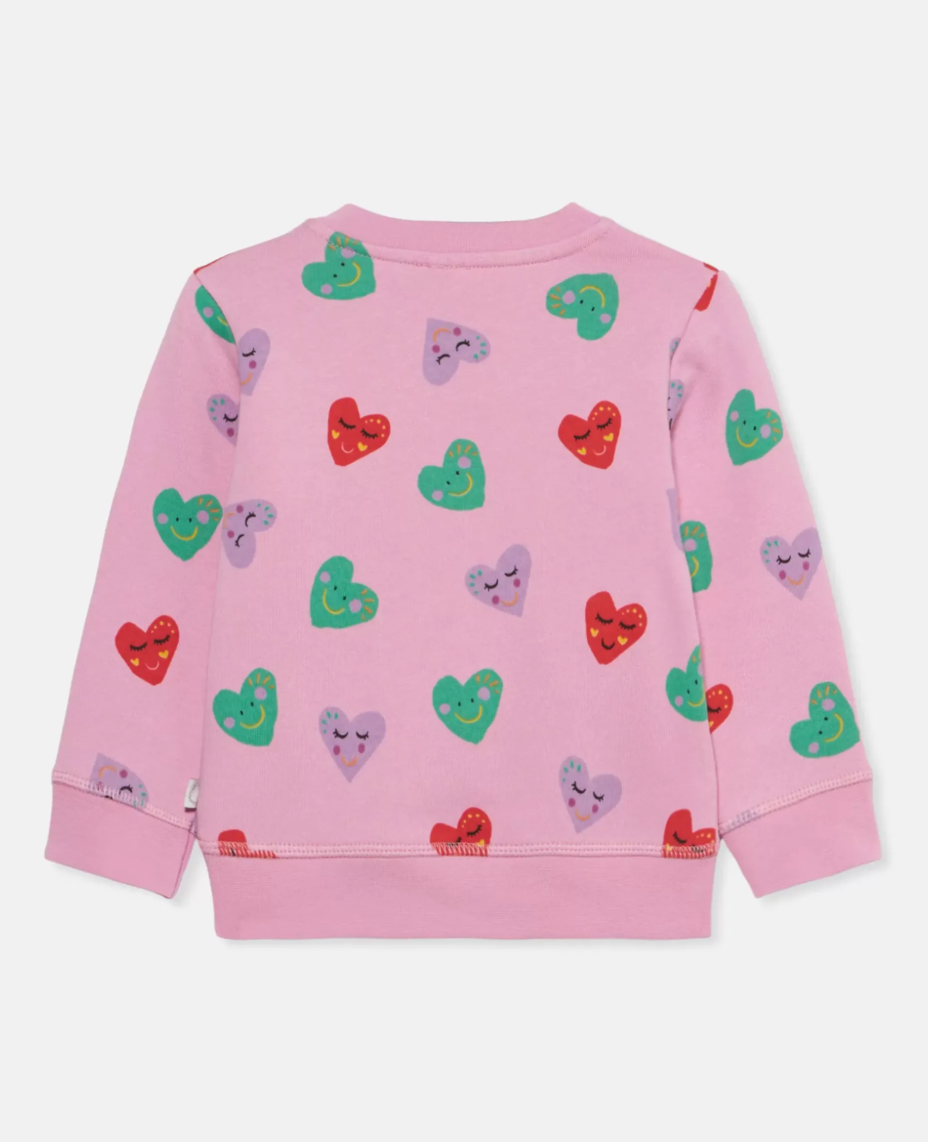 Smiley Heart Print Jumper