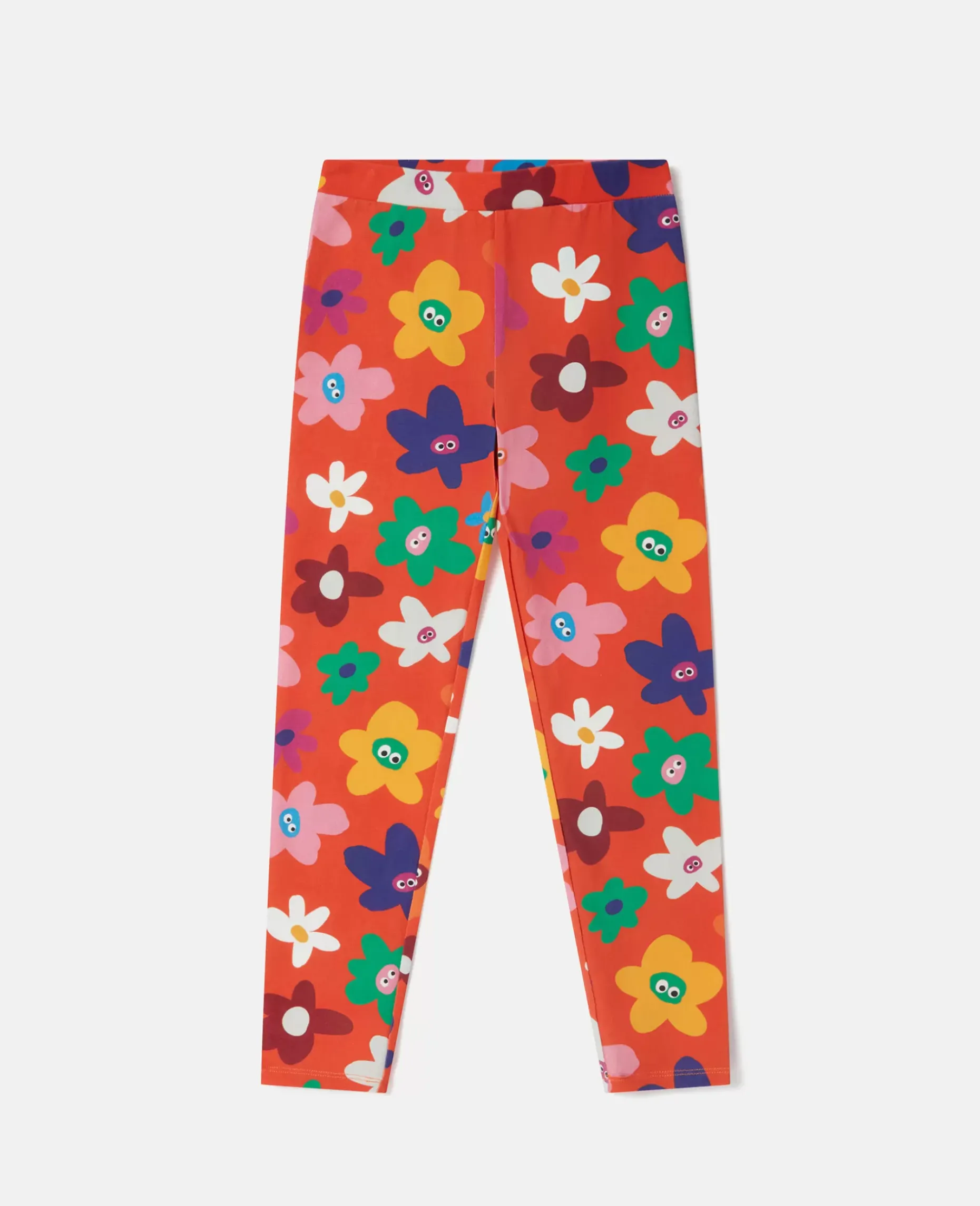 Smiling Flower Print Leggings