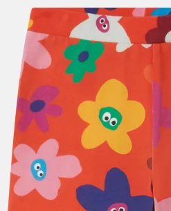 Smiling Flower Print Leggings