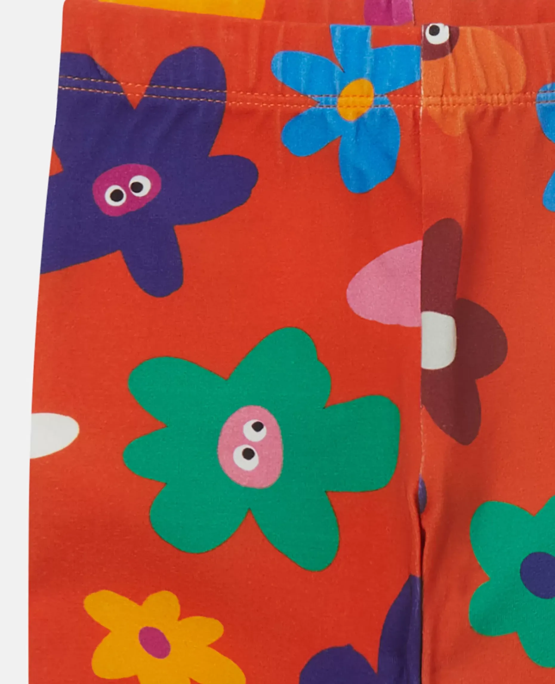 Smiling Flower Print Leggings