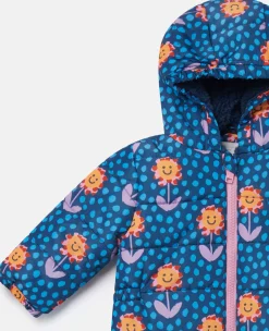 Smiling Flower Print Pramsuit