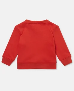 Smiling Heart Motif Sweatshirt