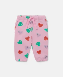 Smiling Heart Print Joggers