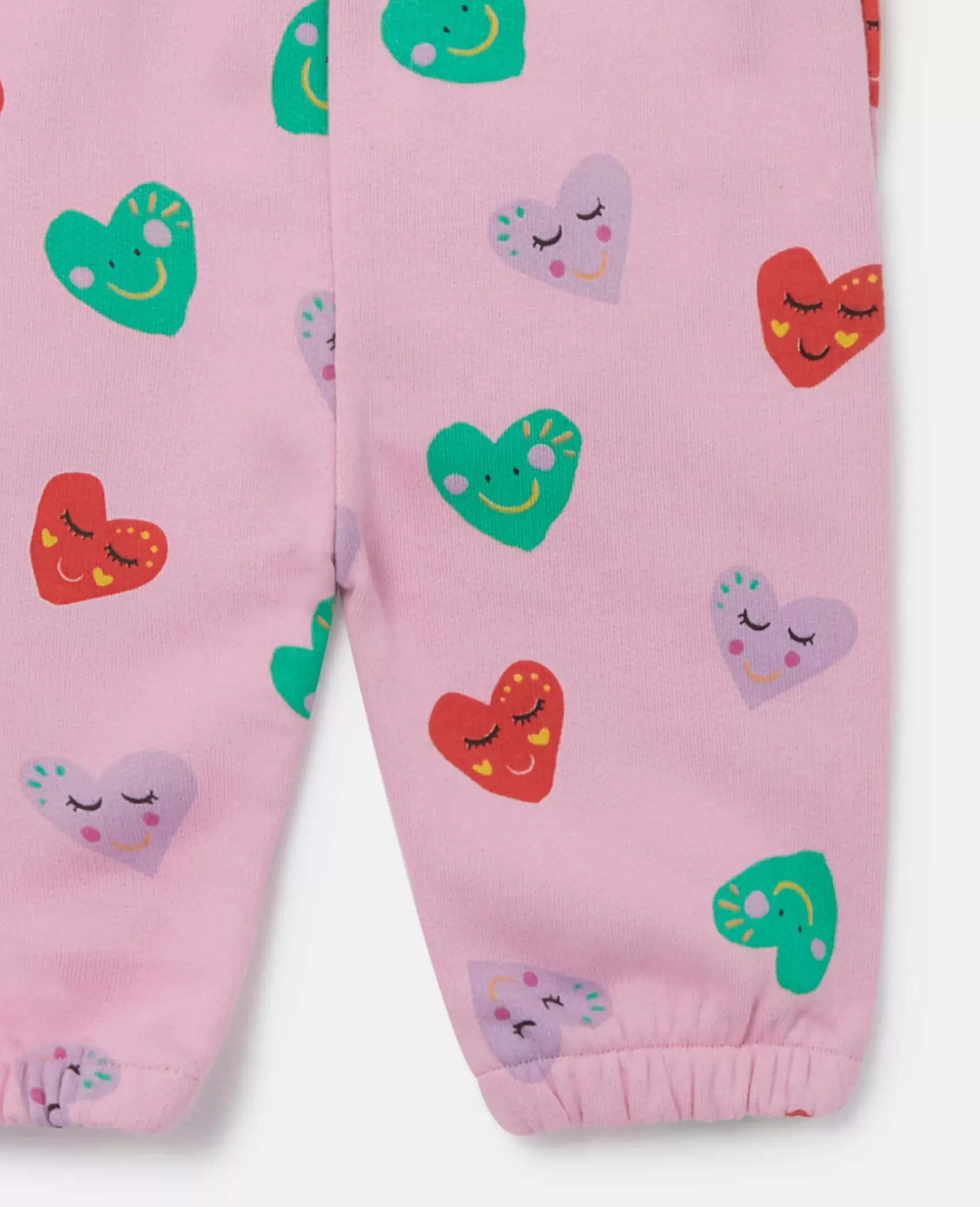 Smiling Heart Print Joggers