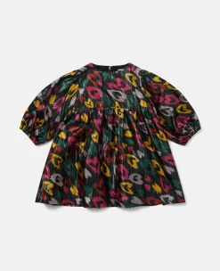 Smudged Heart Print Dress