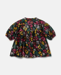 Smudged Heart Print Dress