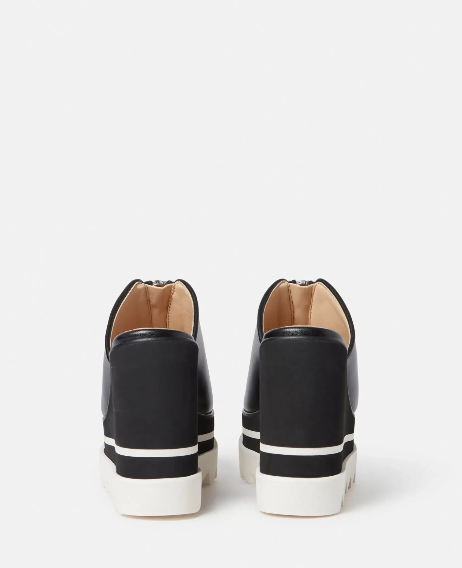Sneak-Elyse Zip Slide Wedge Sandals