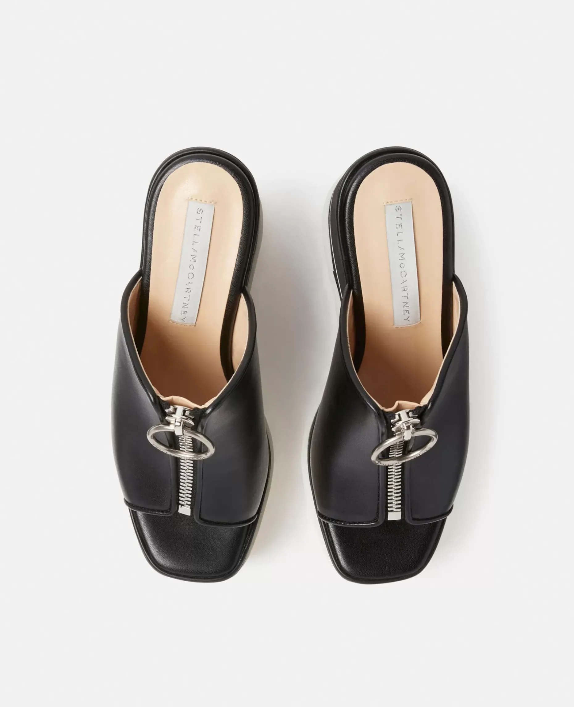 Sneak-Elyse Zip Slide Wedge Sandals