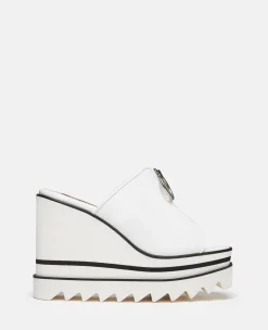 Sneak-Elyse Zip Slide Wedge Sandals