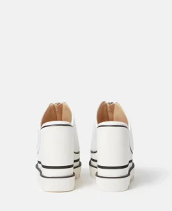 Sneak-Elyse Zip Slide Wedge Sandals