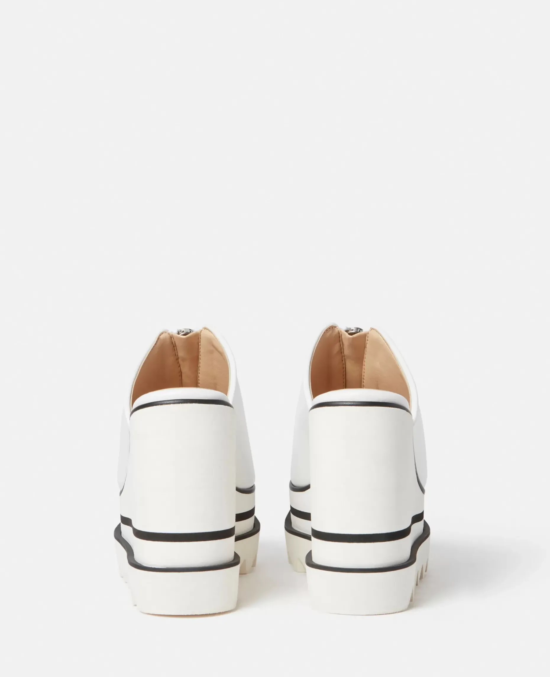 Sneak-Elyse Zip Slide Wedge Sandals