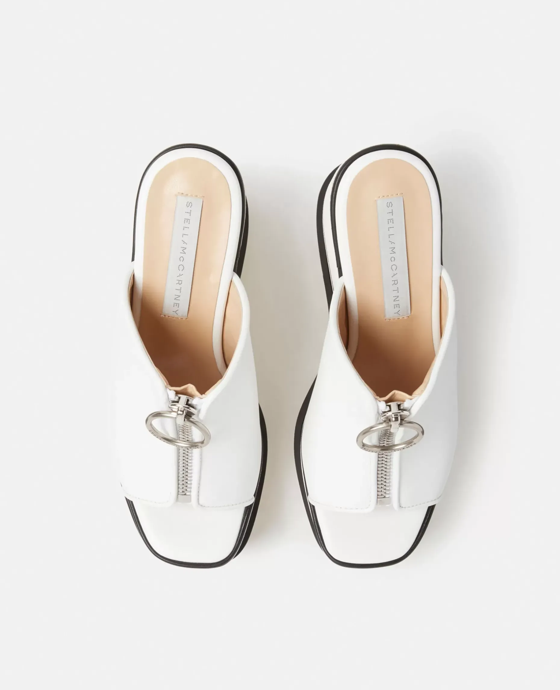 Sneak-Elyse Zip Slide Wedge Sandals