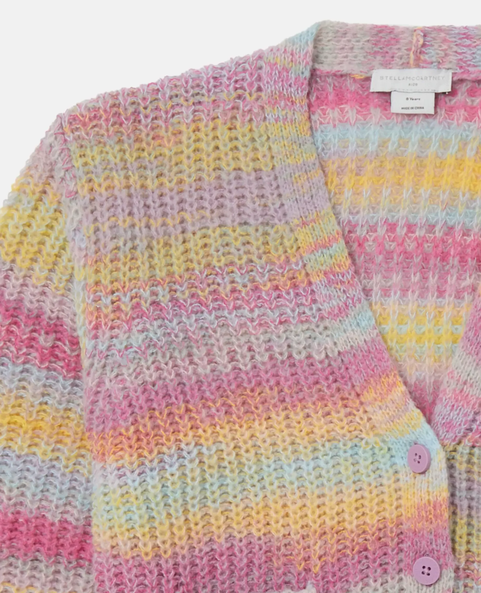 Space Dye Stripe Cardigan