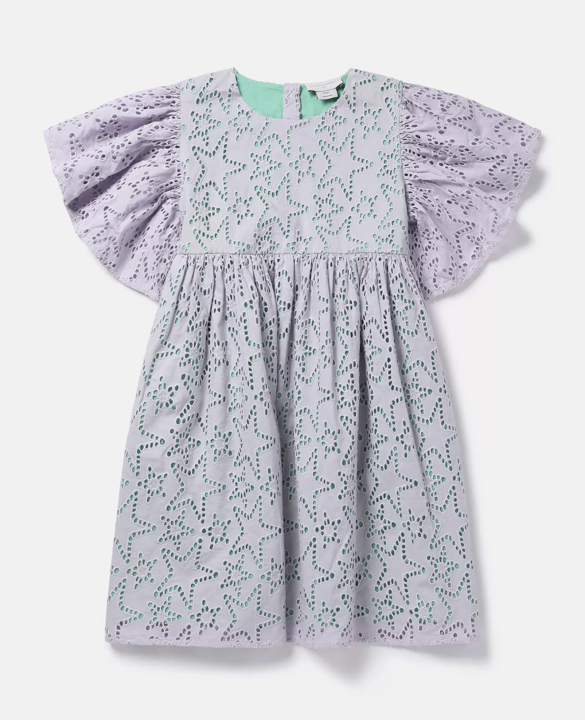 Star Broderie Anglaise Angel Sleeve Dress