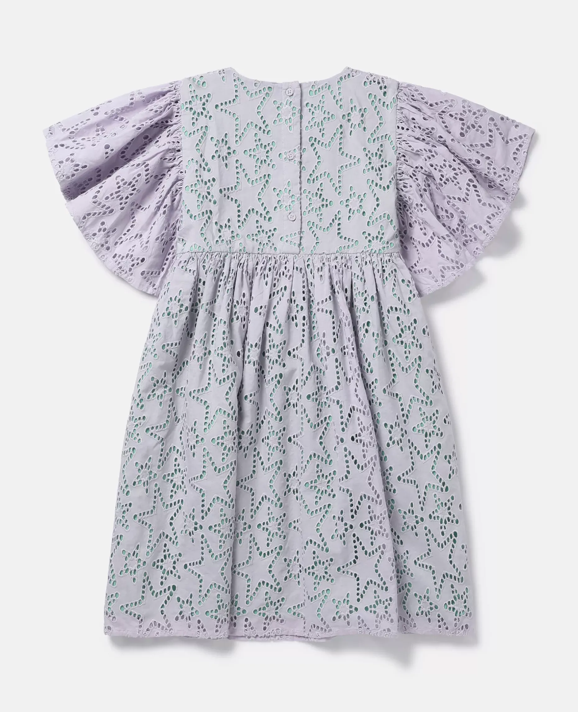 Star Broderie Anglaise Angel Sleeve Dress